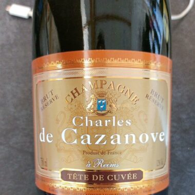 Brut Réserve Tête de Cuvée Champagne Charles de Cazanove