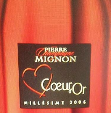 Coeur d'Or Rouge Brut Champagne Pierre Mignon 2015
