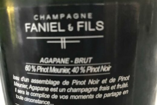 Agapane Brut Champagne J. Faniel & Fils