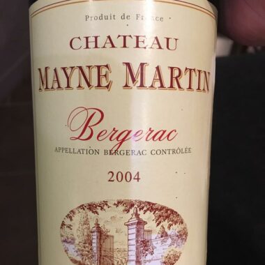 Château Mayne Martin 2012