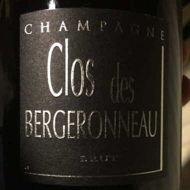 Clos des Bergeronneau Brut Champagne Bergeronneau-Marion