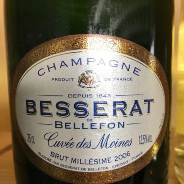 Cuvée des Moines Millésimé Brut Champagne Besserat de Bellefon