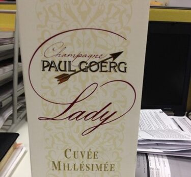 Cuvée Lady Brut Champagne Paul Goerg 2004