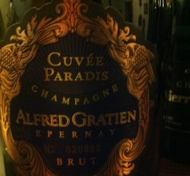 Cuvée Paradis Brut Champagne Alfred Gratien 2007