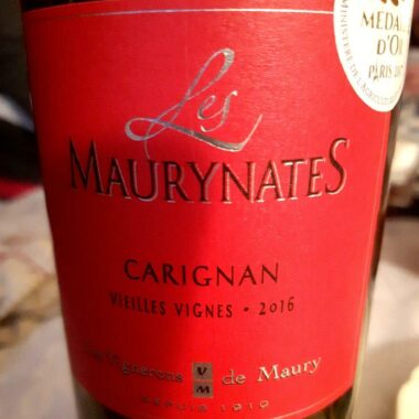 Les Maurynates Carignan Vieilles Vignes Les Vignerons de Maury