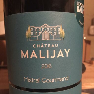 Mistral Gourmand Château Malijay 2019