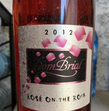 Rosé On the Rock Dom Brial 2013