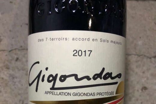 Signature La Cave des Vignerons de Gigondas 2017