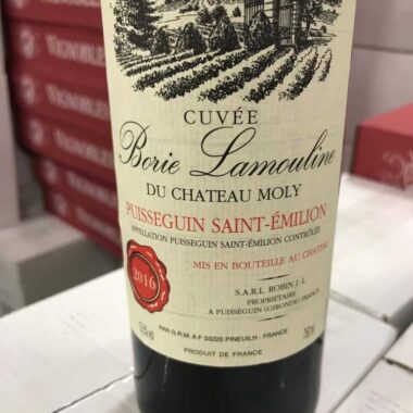 Cuvée Borie Lamouline Château Moly 2018