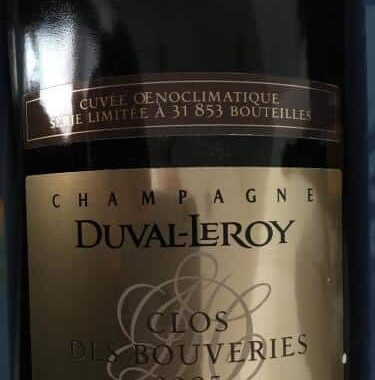 Clos des Bouveries Brut Champagne Duval Leroy