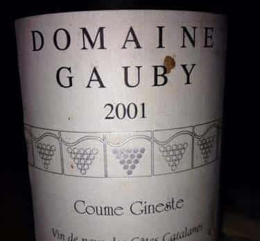 Coume Gineste Domaine Gauby 2001