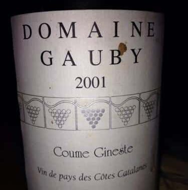 Coume Gineste Domaine Gauby 2001