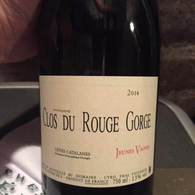 Jeunes Vignes Domaine Clos du Rouge Gorge