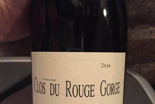 Jeunes Vignes Domaine Clos du Rouge Gorge