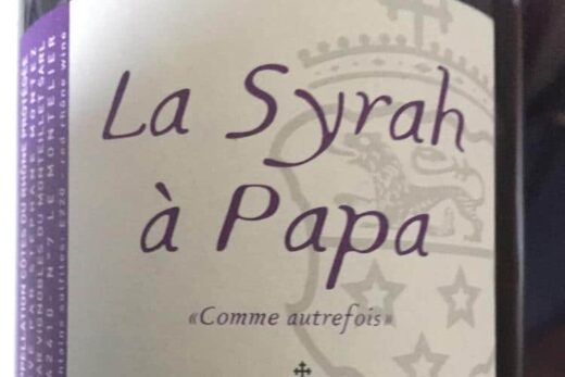 La Syrah à Papa Domaine du Monteillet 2021