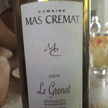 Le Grenat Domaine Mas Cremat