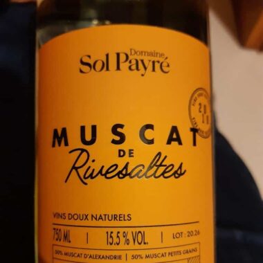 Le Muscat Domaine Sol Payré