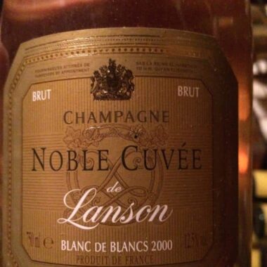 Noble Cuvée Brut Champagne Lanson