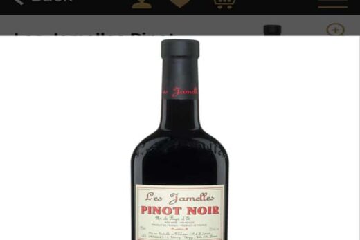 Pinot Noir Les Jamelles