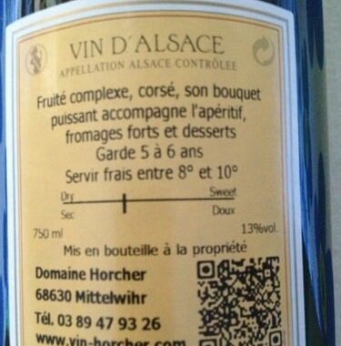 Tradition Riesling Domaine Horcher